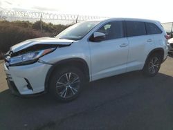 Toyota salvage cars for sale: 2018 Toyota Highlander LE