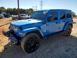 Jeep Wrangler salvage cars for sale: 2022 Jeep Wrangler Unlimited Sahara 4XE