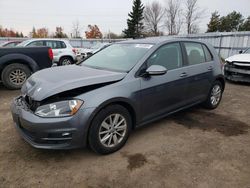 Volkswagen salvage cars for sale: 2015 Volkswagen Golf TDI