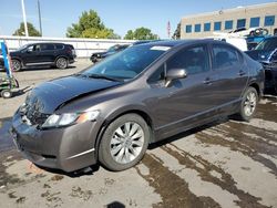 Honda salvage cars for sale: 2010 Honda Civic EX