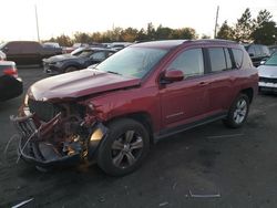 Jeep Compass salvage cars for sale: 2016 Jeep Compass Latitude