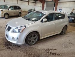 Pontiac salvage cars for sale: 2009 Pontiac Vibe GT