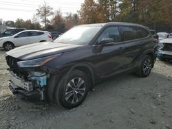 Toyota Highlander salvage cars for sale: 2021 Toyota Highlander XLE