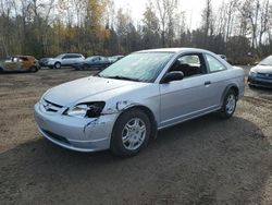 Honda Vehiculos salvage en venta: 2001 Honda Civic LX