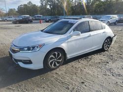 Honda salvage cars for sale: 2017 Honda Accord EX