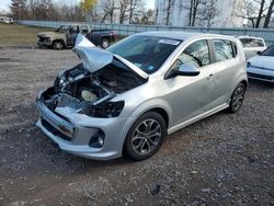 Chevrolet Sonic salvage cars for sale: 2017 Chevrolet Sonic LT