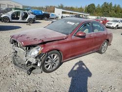 Mercedes-Benz c-Class salvage cars for sale: 2018 Mercedes-Benz C300