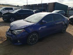 Salvage cars for sale from Copart Colorado Springs, CO: 2016 Toyota Corolla L