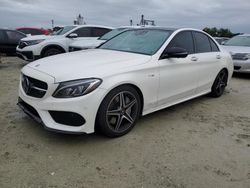 Mercedes-Benz c-Class salvage cars for sale: 2017 Mercedes-Benz C 43 4matic AMG