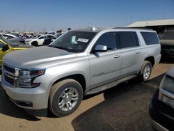 Chevrolet Suburban salvage cars for sale: 2017 Chevrolet Suburban K1500 LT