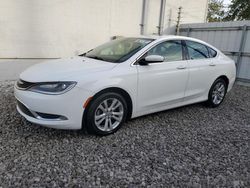 Chrysler 200 salvage cars for sale: 2015 Chrysler 200 Limited