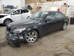 BMW 5 Series salvage cars for sale: 2007 BMW 530 I