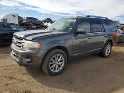 Ford Expedition salvage cars for sale: 2015 Ford Expedition Limited