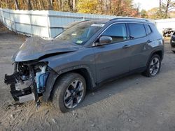 Salvage cars for sale from Copart Center Rutland, VT: 2021 Jeep Compass Limited