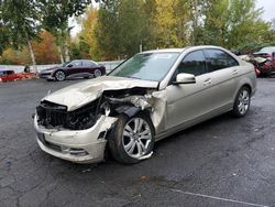 Mercedes-Benz salvage cars for sale: 2011 Mercedes-Benz C 300 4matic