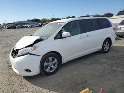 Toyota Sienna le salvage cars for sale: 2011 Toyota Sienna LE