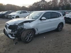 BMW x3 salvage cars for sale: 2021 BMW X3 XDRIVE30I