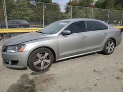 Volkswagen Passat salvage cars for sale: 2013 Volkswagen Passat SE