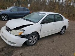 Toyota Corolla salvage cars for sale: 2007 Toyota Corolla CE