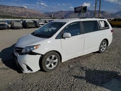 Toyota Sienna le salvage cars for sale: 2020 Toyota Sienna LE