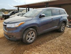 Toyota Highlander salvage cars for sale: 2014 Toyota Highlander XLE