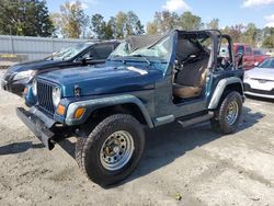 Jeep Wrangler salvage cars for sale: 1997 Jeep Wrangler / TJ SE