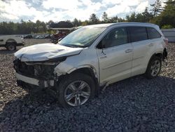 Toyota Highlander salvage cars for sale: 2016 Toyota Highlander Hybrid Limited