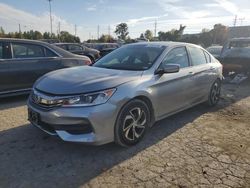 Honda Accord salvage cars for sale: 2017 Honda Accord LX