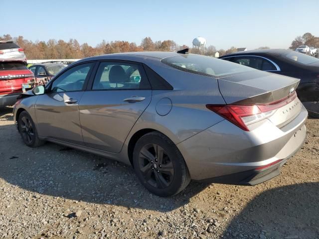 2021 Hyundai Elantra Blue