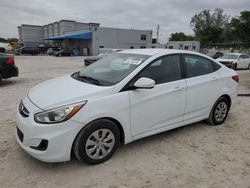 Hyundai Accent salvage cars for sale: 2016 Hyundai Accent SE