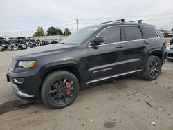 Jeep Grand Cherokee salvage cars for sale: 2015 Jeep Grand Cherokee Summit