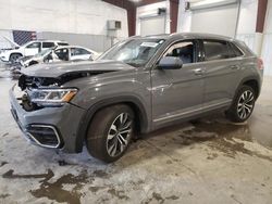 Volkswagen Atlas salvage cars for sale: 2022 Volkswagen Atlas Cross Sport SEL Premium R-Line