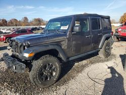 Jeep salvage cars for sale: 2021 Jeep Wrangler Unlimited Sport