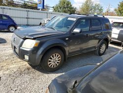 Mercury salvage cars for sale: 2008 Mercury Mariner Premier