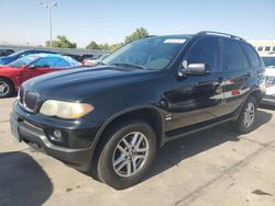 BMW x5 salvage cars for sale: 2004 BMW X5 3.0I