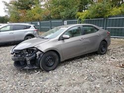 Toyota Corolla salvage cars for sale: 2016 Toyota Corolla L