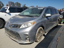 Toyota Sienna xle salvage cars for sale: 2018 Toyota Sienna XLE