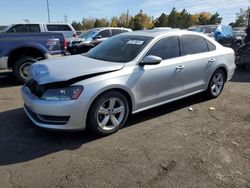 Volkswagen Passat salvage cars for sale: 2012 Volkswagen Passat SE