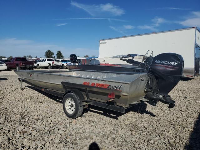 2013 Blaze Boat With Trailer