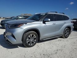 Toyota Highlander salvage cars for sale: 2021 Toyota Highlander Hybrid XLE