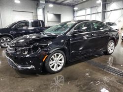 Chrysler 200 salvage cars for sale: 2015 Chrysler 200 Limited