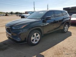 Salvage cars for sale from Copart Colorado Springs, CO: 2022 Toyota Highlander L