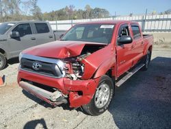 Salvage trucks for sale at Spartanburg, SC auction: 2013 Toyota Tacoma Double Cab Prerunner