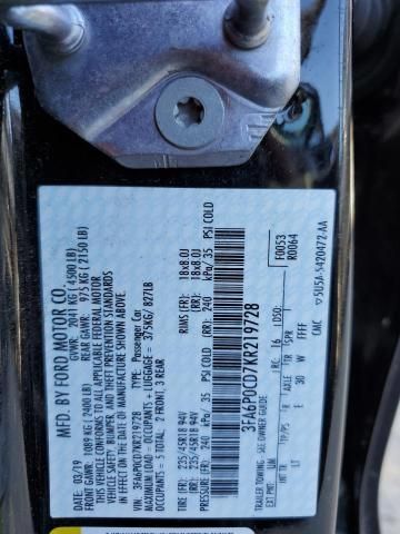 2019 Ford Fusion sel