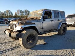 Jeep Wrangler salvage cars for sale: 2013 Jeep Wrangler Unlimited Sahara