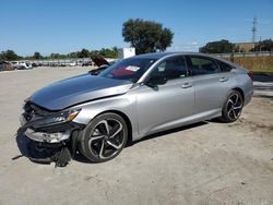 Vehiculos salvage en venta de Copart Orlando, FL: 2022 Honda Accord Sport