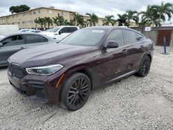 BMW x6 salvage cars for sale: 2022 BMW X6 M50I