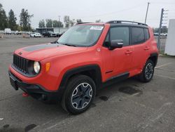 Jeep Renegade salvage cars for sale: 2017 Jeep Renegade Trailhawk