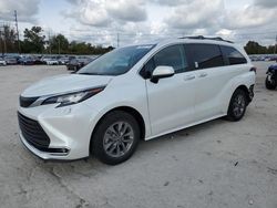 Toyota Sienna xle salvage cars for sale: 2022 Toyota Sienna XLE