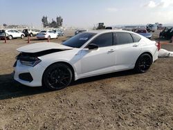 Acura salvage cars for sale: 2021 Acura TLX Tech A